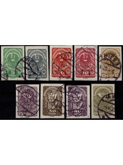 1919 AUSTRIA SERIE SOGGETTI...