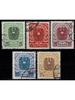 co1921 AUSTRIA STEMMA UNIF....