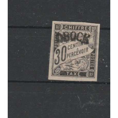 OBOCK 1892 SEGNATASSE OBOCK SOVRASTAMPATO YVERT N° 3 UN VAL CAFFAZ MLH MF51903