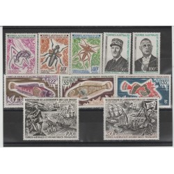 1972 TAAF TER ANTARTICO FRANCESE ANNATA COMPLETA 10 V MNH MF51884