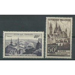 1951 FRANCIA FRANCE SERIE TURISTICA 2 VAL MNH MF25717