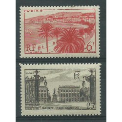 1947 FRANCIA FRANCE SERIE VEDUTE 2 VAL MNH MF25720
