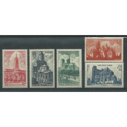 1947 FRANCIA FRANCE SERIE CATTEDRALI FRANCESI 5 VAL MNH MF25721