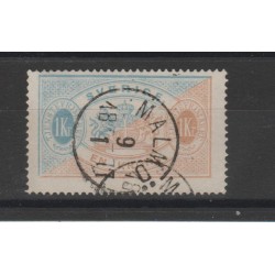 1874/86 SVEZIA SERVIZIO N 11B - 1 V USATO MF51874