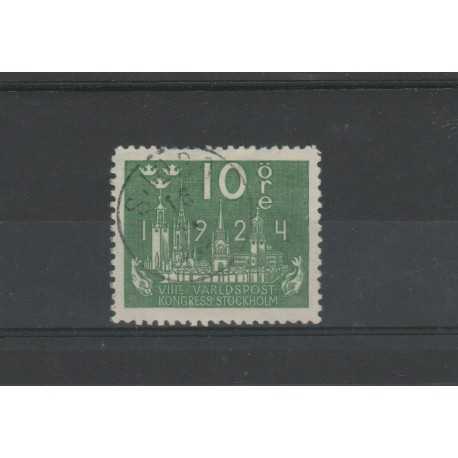 1924 SVEZIA 8 CONGRESSO UPU 1VAL USATO N° 193 MF51876