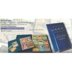 MASTER PHIL RACCOGLITORE A PAGINE FISSE PER FIGURINE / CARD SUPERCARD GRANDE Art 196