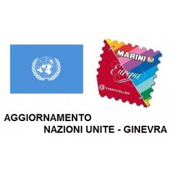 NAZIONI UNITE O.N.U. GINEVRA 1991 AGGIORNAMENTO MARINI MOD. EUROPA NUOVI