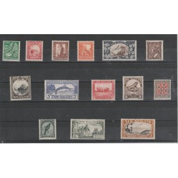 NEW ZELAND 1936-37 GIORGIO GEORGE VI VEDUTE VARIE 14 VAL YVERT 213/26 MLH MF51921