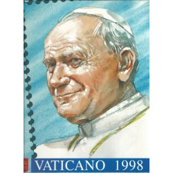 1998 VATICANO LIBRO UFFICIALE COMPLETO RACCOLTA EMISSIONI FILATELICHE MF25793