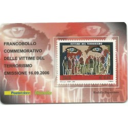 2006 TESSERA FILATELICA VITTIME DEL TERRORISMO MF25746