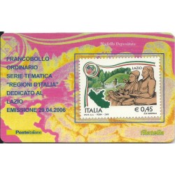2006 TESSERA FILATELICA REGIONI D'ITALIA - IL LAZIO MF25964