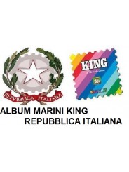 1962 / 1964 FOGLI ALBUM MARINI ITALIA REPUBBLICA MODELLO KING NUOVO MF25993