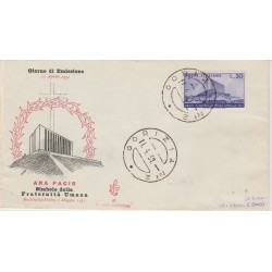 1951 FDC VENETIA ITALIA N. 87 ARA PACIS NON VIAGGIATA MF52112