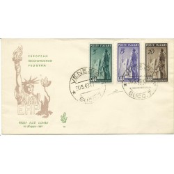 1949 FDC VENETIA ITALIA N. 14 ERP EUROPEAN RECONSTRUCTION PROGRAM NON VIAGGIATA MF25997