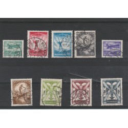 1933 UNGHERIA SOGGETTI VARI 9 VAL USATI MF52024