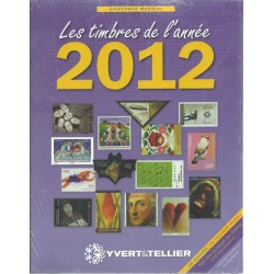 YVERT 2012 CATALOGO LES TIMBRES DE L ANNEE I FRANCOBOLLI DELL ANNO MF26283