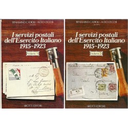 AISP PUBBLICAZIONE SUI SERVIZI POSTALI ESERCITO ITALIANO 1915/1923 2 VOL MF6271