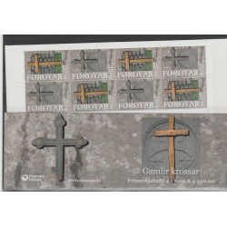 2008 FAEROER UN LIBRETTO ANTICHE CROCI N° 651 MNH MF52584