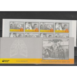 2008 FAEROER UN LIBRETTO TUBERCOLOSI N° 626 MNH MF52582