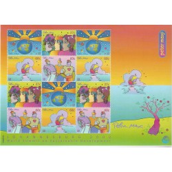 2002 ONU O.N.U. NEW YORK SVILUPPO SOSTENIBILE MINIFOGLIO 1 MF MNH MF26100