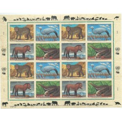 1997 ONU O.N.U. VIENNA PROTEZIONE NATURA MINIFOGLIO 1 MF MNH MF26125