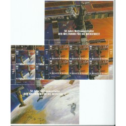 2007 ONU O.N.U. VIENNA LO SPAZIO PER L'UMANITA' MINIFOGLIO 1 MF MNH MF26135