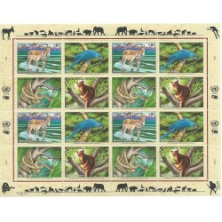 1999 ONU O.N.U. GINEVRA PROTEZIONE NATURA MINIFOGLIO 1 MF MNH MF26141