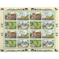 1999 ONU O.N.U. NEW YORK PROTEZIONE NATURA MINIFOGLIO 1 MF MNH MF26139