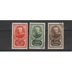 MAROCCO MAROC 1935 MARESCIALLO LYAUTEY 3 VAL USATI MF 52549