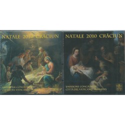 2010 VATICANO VATICAN CITY LIBRETTO NATALE - 2 LIBRETTI MF26267
