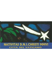 2006 VATICANO VATICAN CITY LIBRETTO NATALE VETRATA S. CONSADORI MF26262