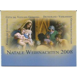 2008 VATICANO VATICAN CITY LIBRETTO NATALE DIPINTO A. DURER MF26261