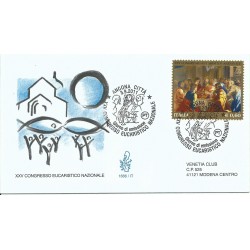 2011 FDC VENETIA 1666 ITALIA XXV CONGRESSO EUCARISTICO NAZIONALE MF26345