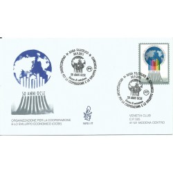 2011 FDC VENETIA 1670 ITALIA 50 ANNIVERSARIO OCSE MF26352