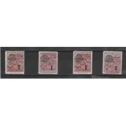 COSTA RICA 1930 SERVIZIO CORREO AEREO 4 VAL MLH MF52418