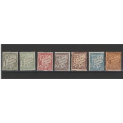 1905 MONACO SEGNATASSE 7 VALORI NUOVI MLH MF52426