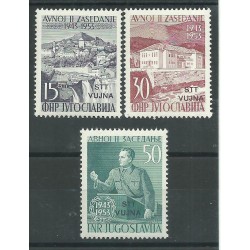 1953 TRIESTE B STT - VUJNA PARLAMENTO JAICE 3 VALORI MLH MF17246