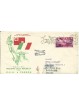 1956 FDC VENETIA N. 115/IT ITALIA VISTITA PRESIDENTE USA - CANADA NON VIAGGIATA MF26661