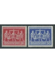 1948 GERMANIA OCCUPAZIONE INTERALLEATA FIERA HANNOVER 2 V MNH MF26573