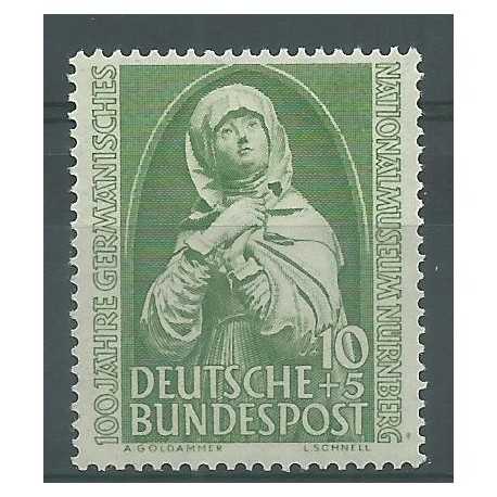 1952 GERMANIA FEDERALE CENT. MUSEO DI NORIMBERGA 1 V MNH MF26508