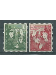 1952 GERMANIA FEDERALE OPERE PER LA GIOVENTU 2 VAL MNH MF26503