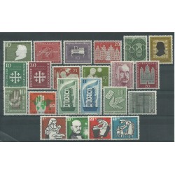 1956 GERMANIA FEDERALE ANNATA COMPLETA 22 VALORI NUOVI MNH MF26584