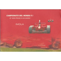 2000 ITALIA REPUBBLICA FOLDER CAMPIONATO DEL MONDO DI F1 IMOLA MF26844
