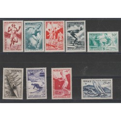 1948 MONACO GIOCHI OLIMPICI DI LONDRA 9 VAL MNH MF52900