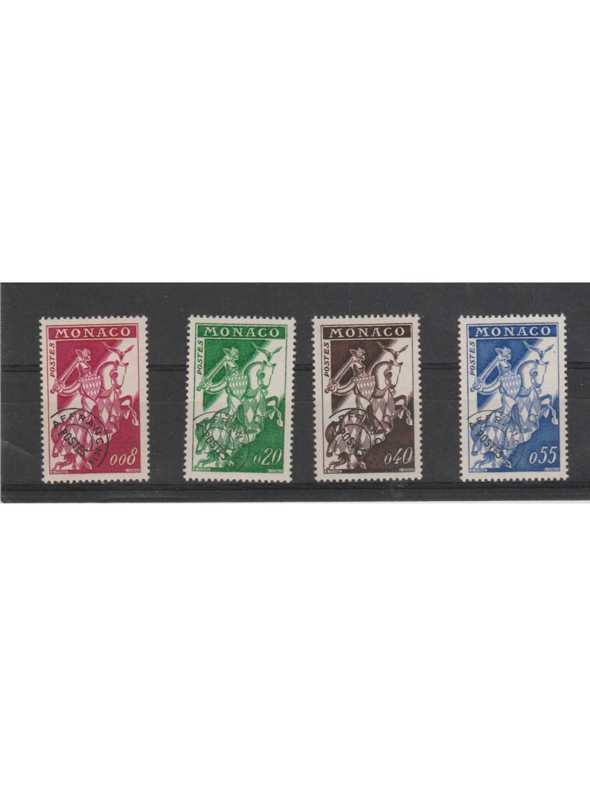 1954-59 MONACO PREANNULLATI NON EMESSI 13 VAL MNH MF52899