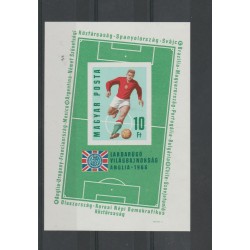 1966 UNGHERIA MONDIALI CALCIO 1 BF ND N° 53 B MNH MF52877