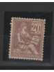 1902 FRANCIA FRANCE ALLEGORIA 20 c. MOUCHON 1 VAL MNH MF52987