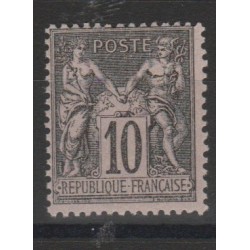 1877 - 80 FRANCIA FRANCE SAGE II TIPO UNIF N 89 -1VAL MLH MF52971