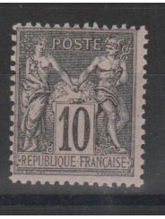 1877 - 80 FRANCIA FRANCE SAGE II TIPO UNIF N 89 -1VAL MLH MF52972