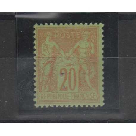 1884 -90 FRANCIA FRANCE SAGE II TIPO UNIF N 96 -1 VAL MLH MF52997